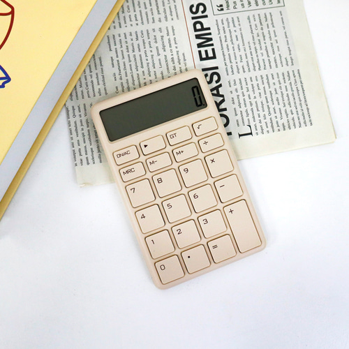 미니 레트로 빈티지 감성 초콜렛 일반 칼라 계산기